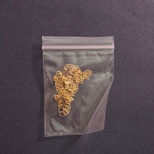 Elegant Gold-Toned Chain Necklace